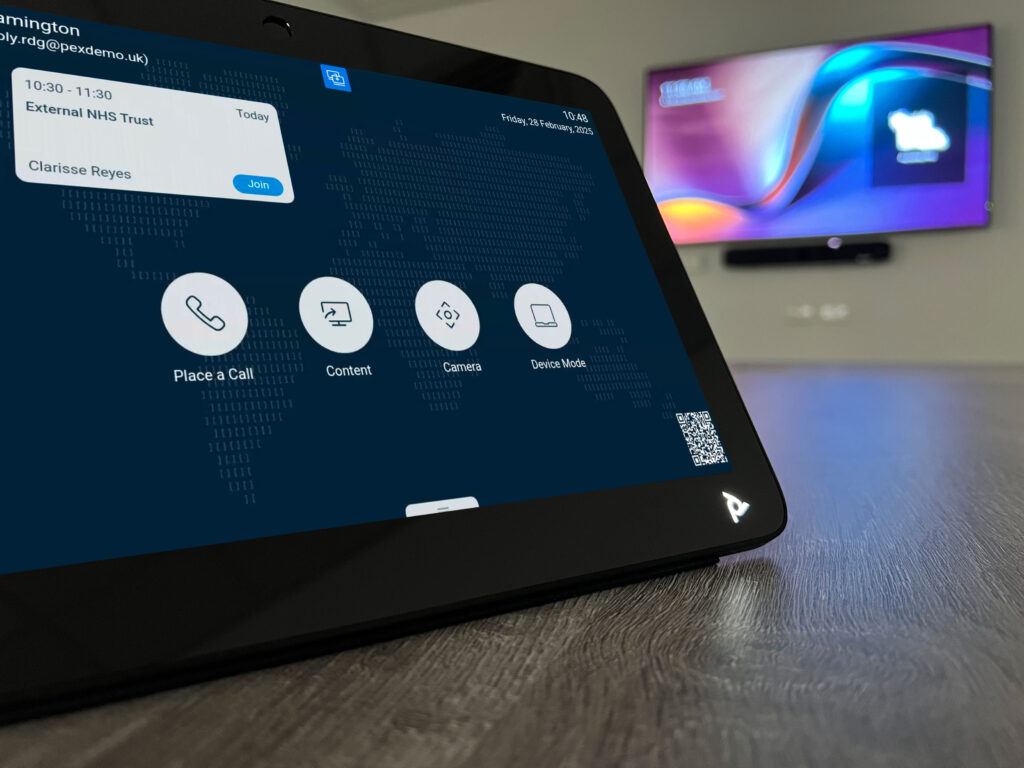 MEDIO Connect control screen for calls