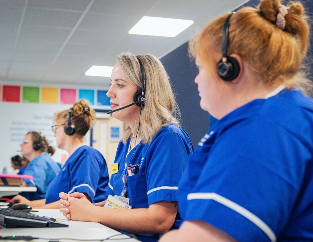 healthcare workers using MEDIO services